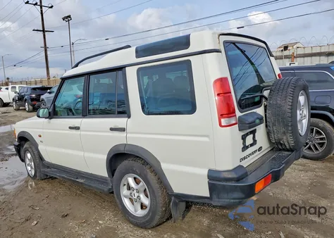 2001 Land Rover Discovery Ii Sd from USA, damaged, VIN SALTL15491A295108